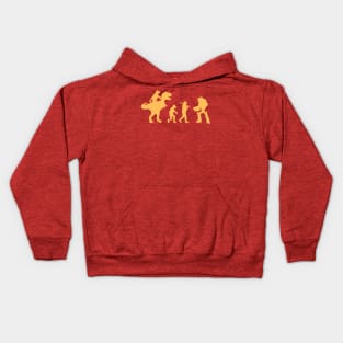 T Rex vs Robot Kids Hoodie